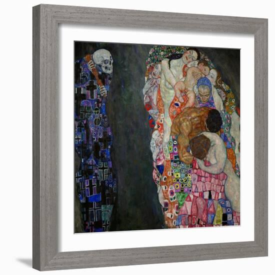 Life and Death (Tod Und Leben)-Gustav Klimt-Framed Giclee Print