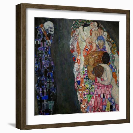 Life and Death (Tod Und Leben)-Gustav Klimt-Framed Giclee Print