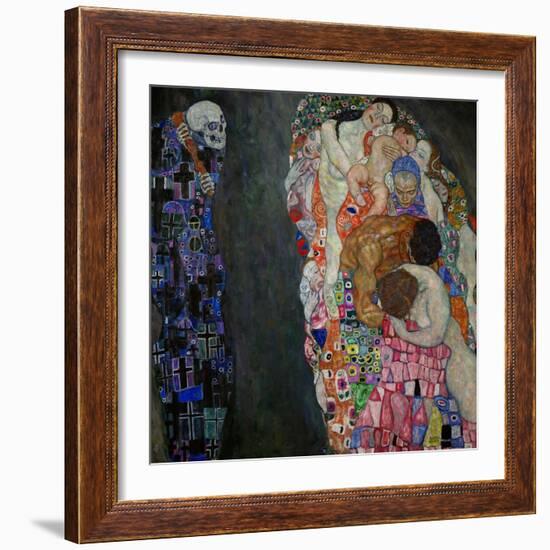 Life and Death (Tod Und Leben)-Gustav Klimt-Framed Giclee Print