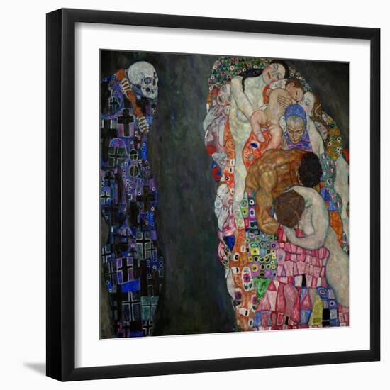 Life and Death (Tod Und Leben)-Gustav Klimt-Framed Giclee Print