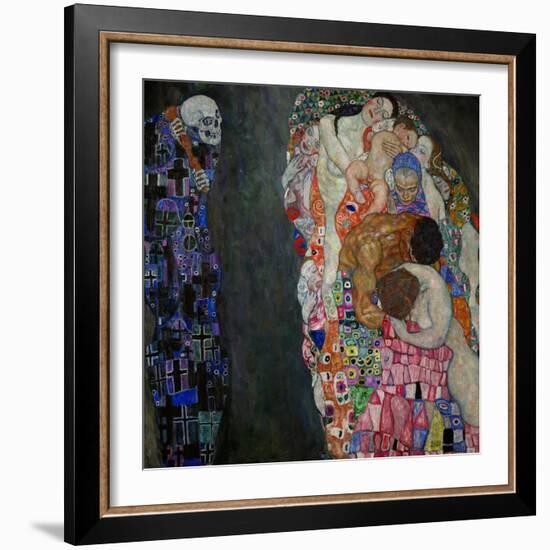 Life and Death (Tod Und Leben)-Gustav Klimt-Framed Giclee Print