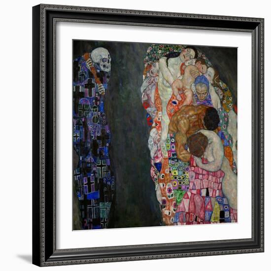 Life and Death (Tod Und Leben)-Gustav Klimt-Framed Giclee Print