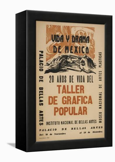 Life and Drama of Mexico: 20 Yrs in the Life of the Taller De Grafica Popular-Alberto Beltran-Framed Stretched Canvas