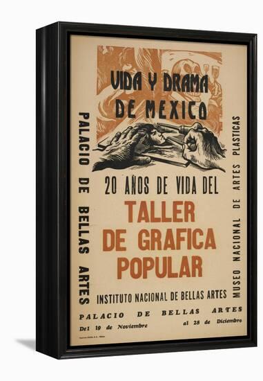 Life and Drama of Mexico: 20 Yrs in the Life of the Taller De Grafica Popular-Alberto Beltran-Framed Stretched Canvas