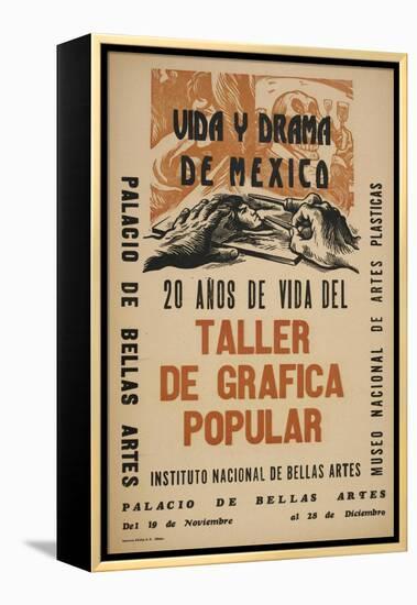 Life and Drama of Mexico: 20 Yrs in the Life of the Taller De Grafica Popular-Alberto Beltran-Framed Stretched Canvas