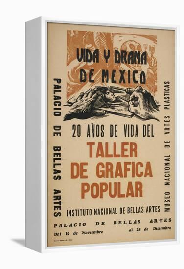 Life and Drama of Mexico: 20 Yrs in the Life of the Taller De Grafica Popular-Alberto Beltran-Framed Stretched Canvas