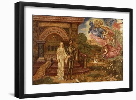 Life and Thought Emerging from the Tomb, 1893-Evelyn De Morgan-Framed Giclee Print