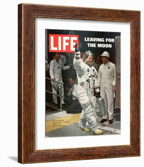 LIFE Armstrong Leaving for Moon-null-Framed Art Print