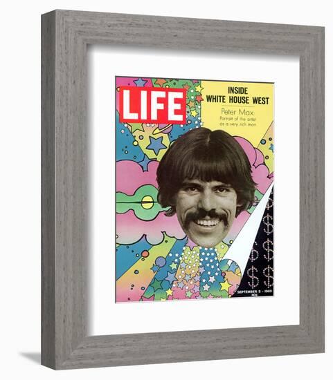 LIFE Artist Peter Max 1969-null-Framed Premium Giclee Print