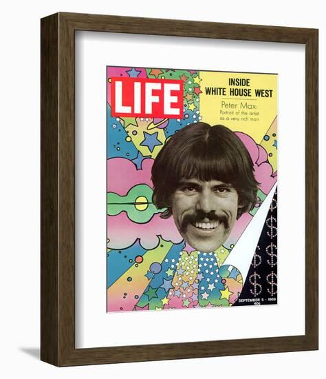 LIFE Artist Peter Max 1969-null-Framed Premium Giclee Print