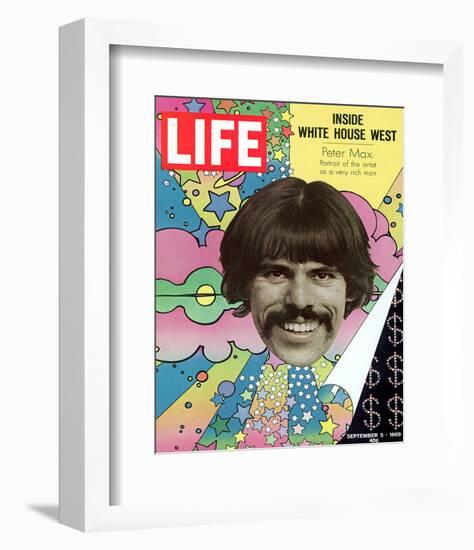 LIFE Artist Peter Max 1969-null-Framed Premium Giclee Print