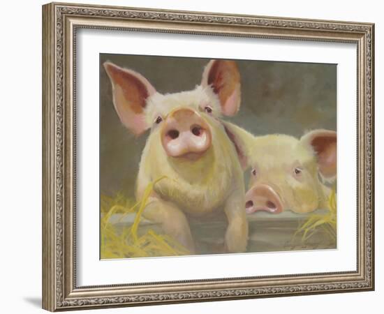 Life as a Pig II-Carolyne Hawley-Framed Art Print