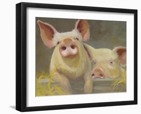 Life as a Pig II-Carolyne Hawley-Framed Art Print