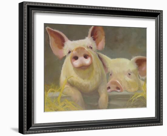 Life as a Pig II-Carolyne Hawley-Framed Art Print