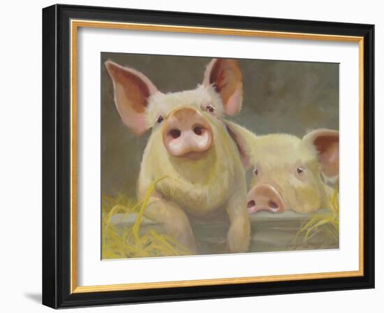 Life as a Pig II-Carolyne Hawley-Framed Art Print