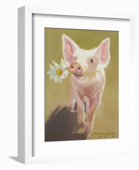 Life as a Pig IV-Carolyne Hawley-Framed Premium Giclee Print