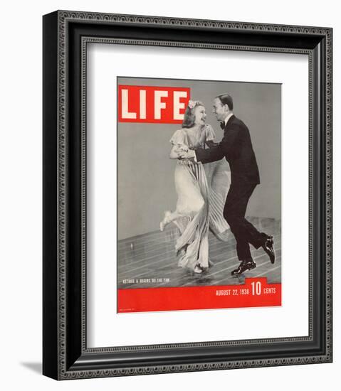 LIFE Astair & Rogers Do The Yam-null-Framed Art Print