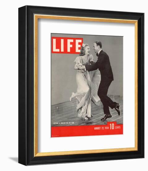 LIFE Astair & Rogers Do The Yam-null-Framed Art Print