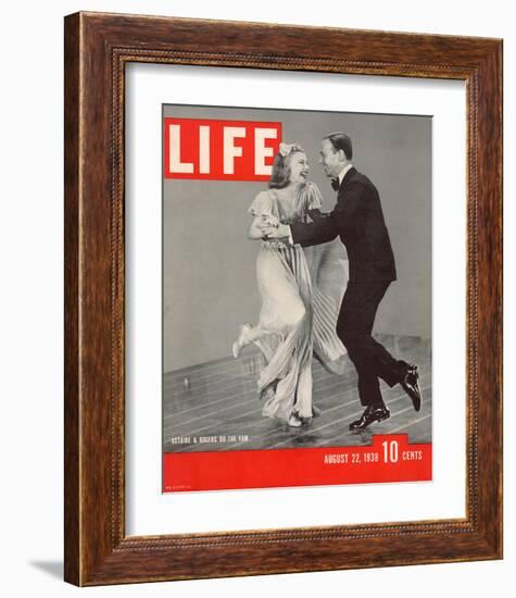 LIFE Astair & Rogers Do The Yam-null-Framed Art Print