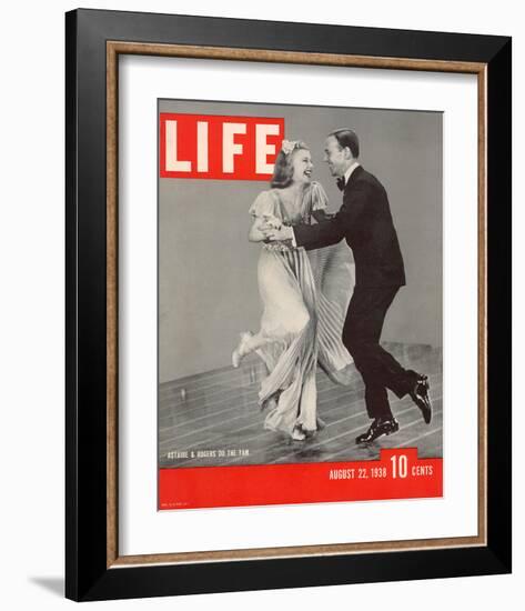 LIFE Astair & Rogers Do The Yam-null-Framed Art Print