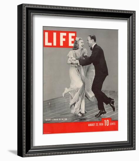 LIFE Astair & Rogers Do The Yam-null-Framed Art Print