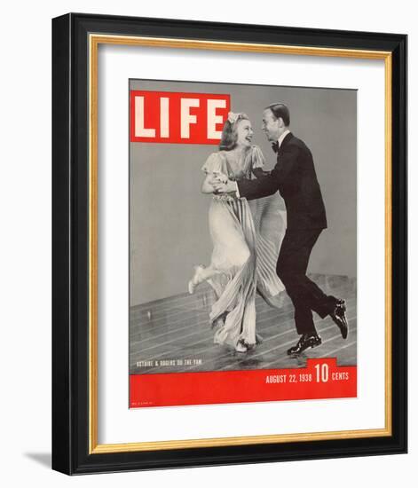 LIFE Astair & Rogers Do The Yam-null-Framed Art Print