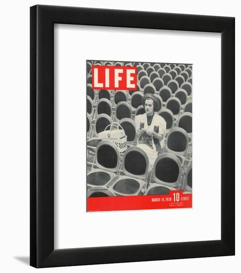 LIFE At a Radio Rehearsal-null-Framed Art Print