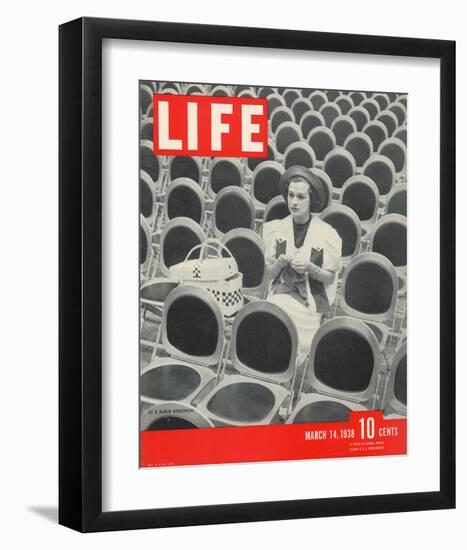 LIFE At a Radio Rehearsal-null-Framed Art Print