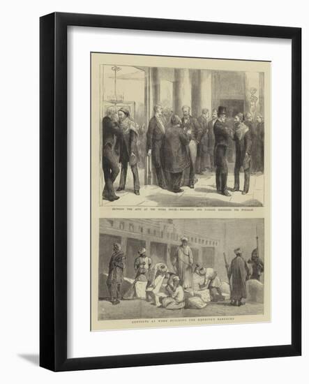 Life at Cairo-Samuel Edmund Waller-Framed Giclee Print