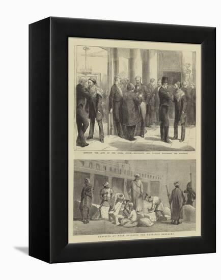 Life at Cairo-Samuel Edmund Waller-Framed Premier Image Canvas