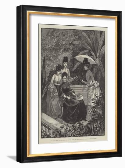 Life at San Remo-null-Framed Giclee Print