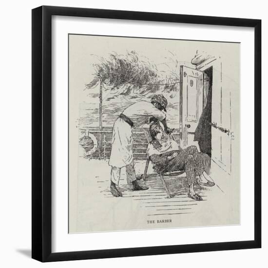 Life at Sea on an Australian Liner-William Hatherell-Framed Giclee Print