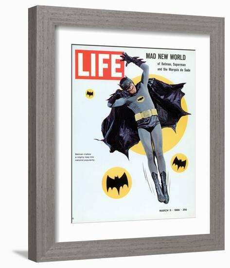 LIFE Batman Mad New World 1966-null-Framed Premium Giclee Print