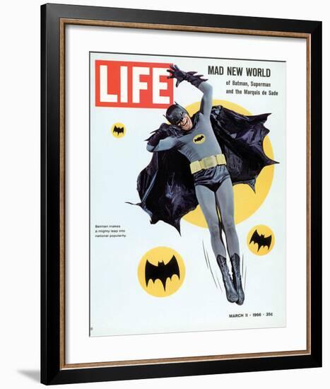 LIFE Batman Mad New World 1966-null-Framed Art Print