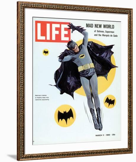 LIFE Batman Mad New World 1966-null-Framed Art Print