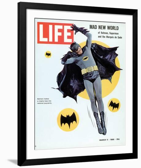 LIFE Batman Mad New World 1966-null-Framed Art Print