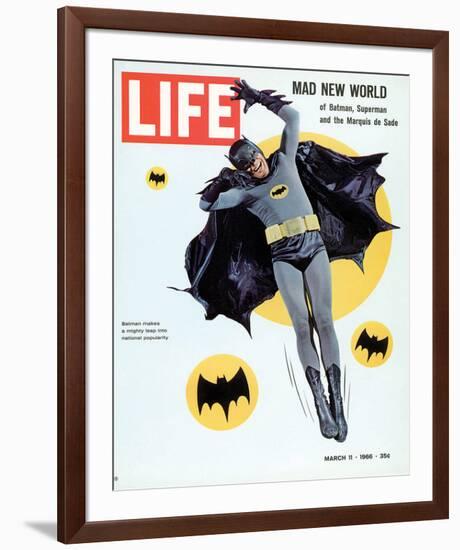 LIFE Batman Mad New World 1966-null-Framed Art Print