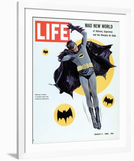 LIFE Batman Mad New World 1966-null-Framed Art Print