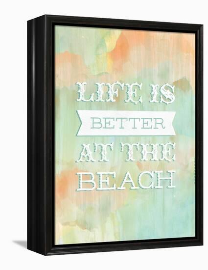 Life Beach-Ashley Sta Teresa-Framed Stretched Canvas