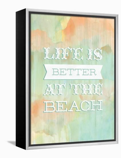 Life Beach-Ashley Sta Teresa-Framed Stretched Canvas