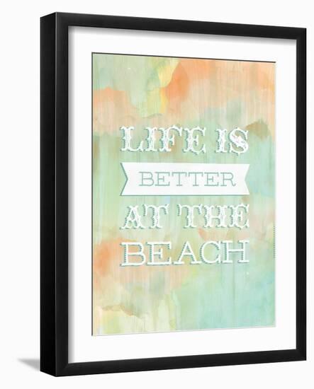 Life Beach-Ashley Sta Teresa-Framed Art Print