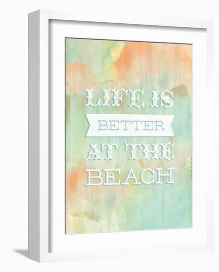 Life Beach-Ashley Sta Teresa-Framed Art Print