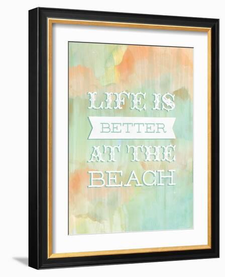 Life Beach-Ashley Sta Teresa-Framed Art Print