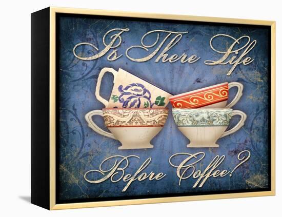Life Before Coffee-Kate Ward Thacker-Framed Premier Image Canvas