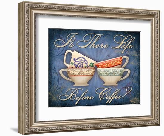 Life Before Coffee-Kate Ward Thacker-Framed Giclee Print