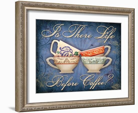 Life Before Coffee-Kate Ward Thacker-Framed Giclee Print