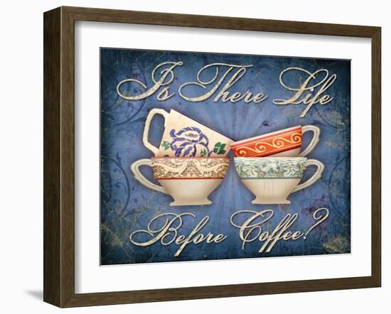 Life Before Coffee-Kate Ward Thacker-Framed Giclee Print