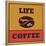 Life Begins after Coffee-Lorand Okos-Framed Stretched Canvas