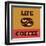 Life Begins after Coffee-Lorand Okos-Framed Art Print