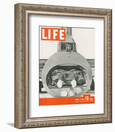 LIFE Bomber Taks Force 1942-null-Framed Art Print